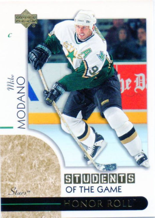 NHL 2002-03 Upper Deck Honor Roll Students of the Game - No SG 10 - Mike Modano