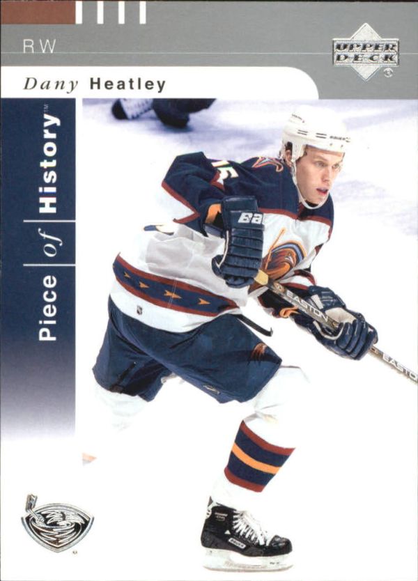 NHL 2002-03 UD Piece of History - No 4 - Dany Heatley