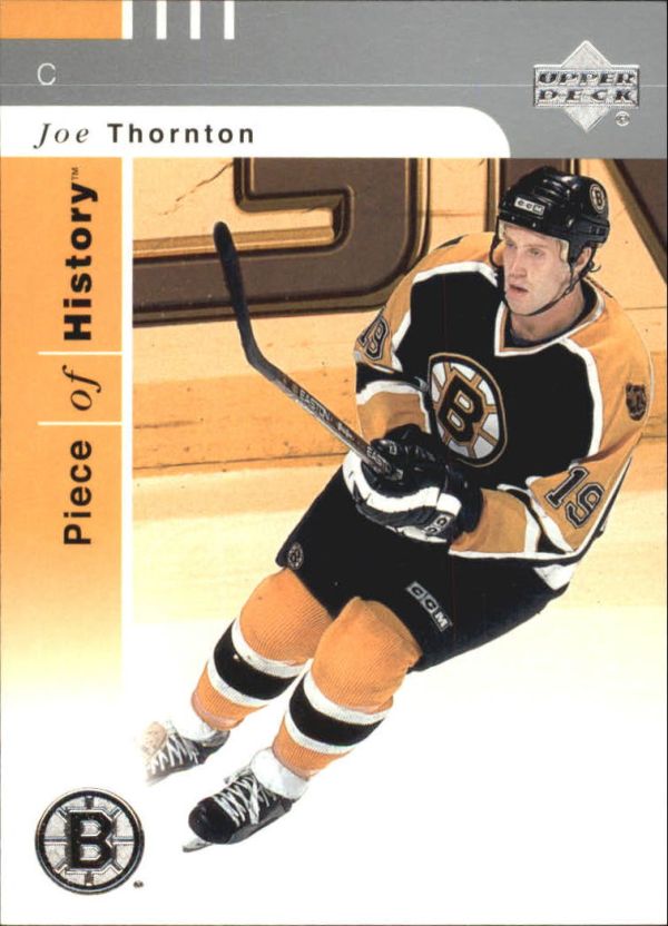 NHL 2002-03 UD Piece of History - No 5 - Joe Thornton