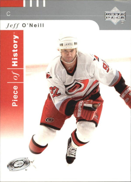 NHL 2002-03 UD Piece of History - No 11 - Jeff O'Neill