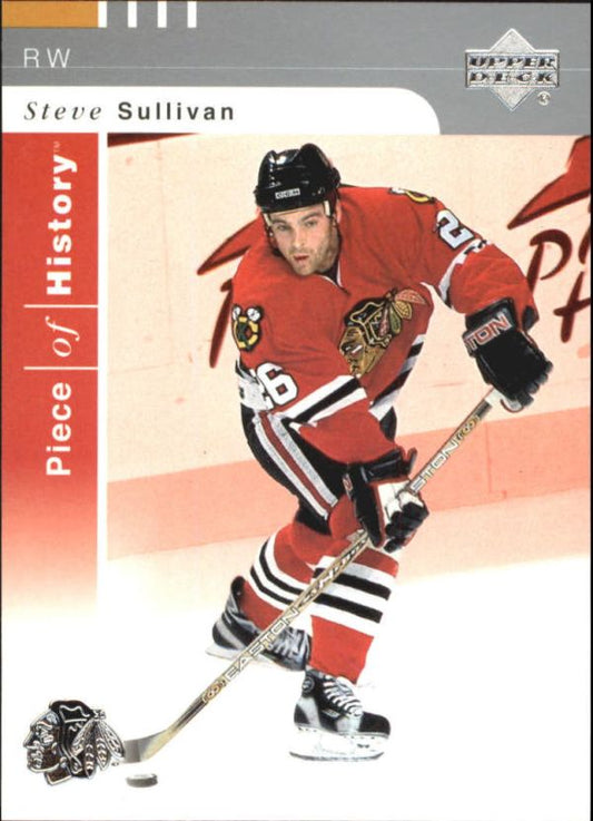 NHL 2002-03 UD Piece of History - No 19 - Steve Sullivan