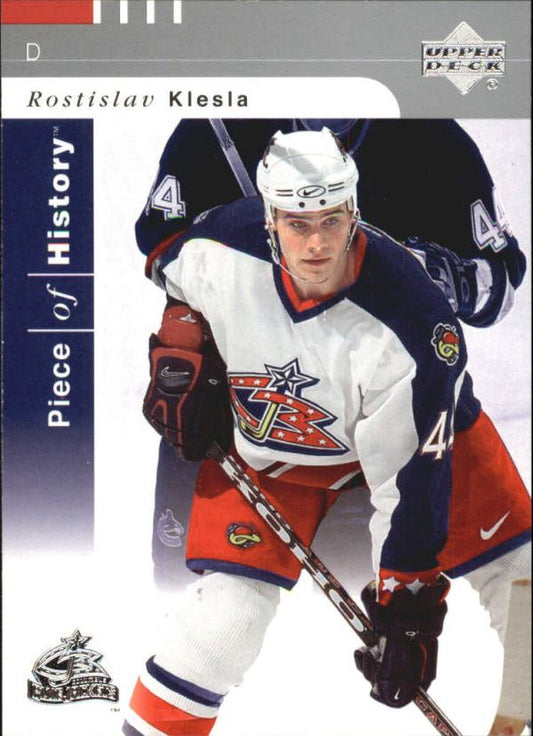 NHL 2002-03 UD Piece of History - No 22 - Rostislav Klesla