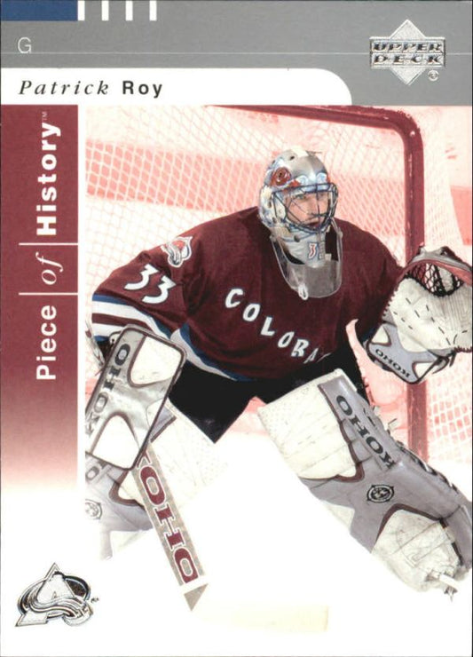 NHL 2002-03 UD Piece of History - No 24 - Patrick Roy