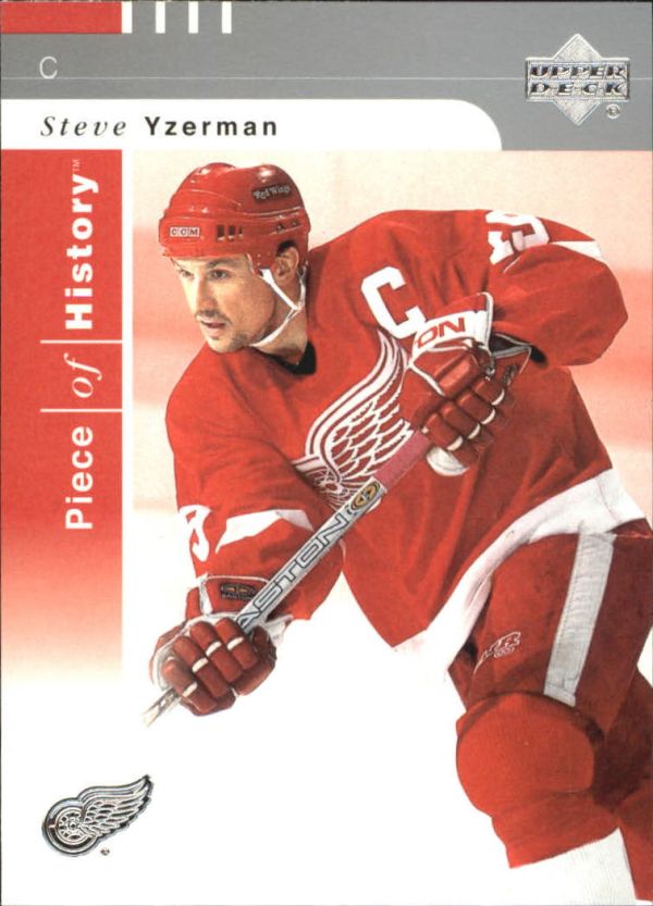 NHL 2002-03 UD Piece of History - No 32 - Steve Yzerman