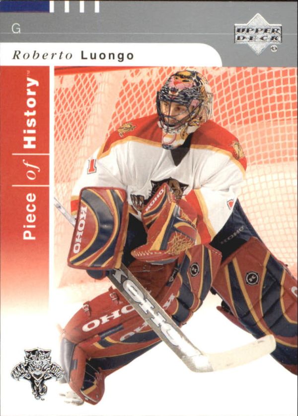 NHL 2002-03 UD Piece of History - No 41 - Roberto Luongo