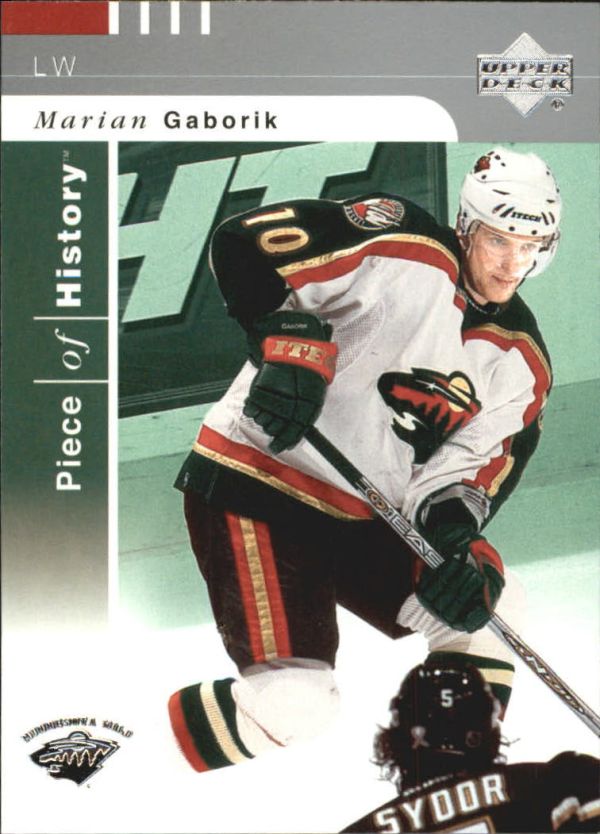 NHL 2002-03 UD Piece of History - No 46 - Marian Gaborik