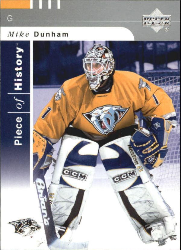 NHL 2002-03 UD Piece of History - No 54 - Mike Dunham