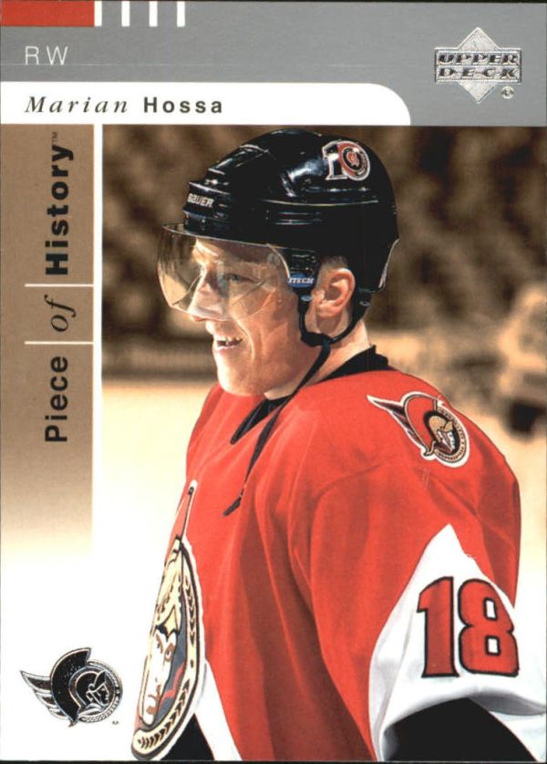 NHL 2002-03 UD Piece of History - No 63 - Marian Hossa