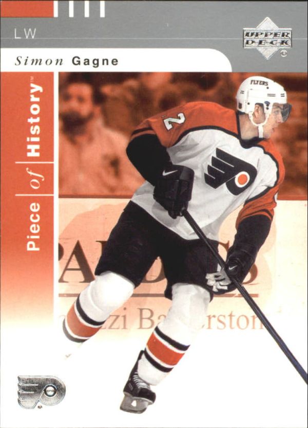 NHL 2002-03 UD Piece of History - No 66 - Simon Gagne