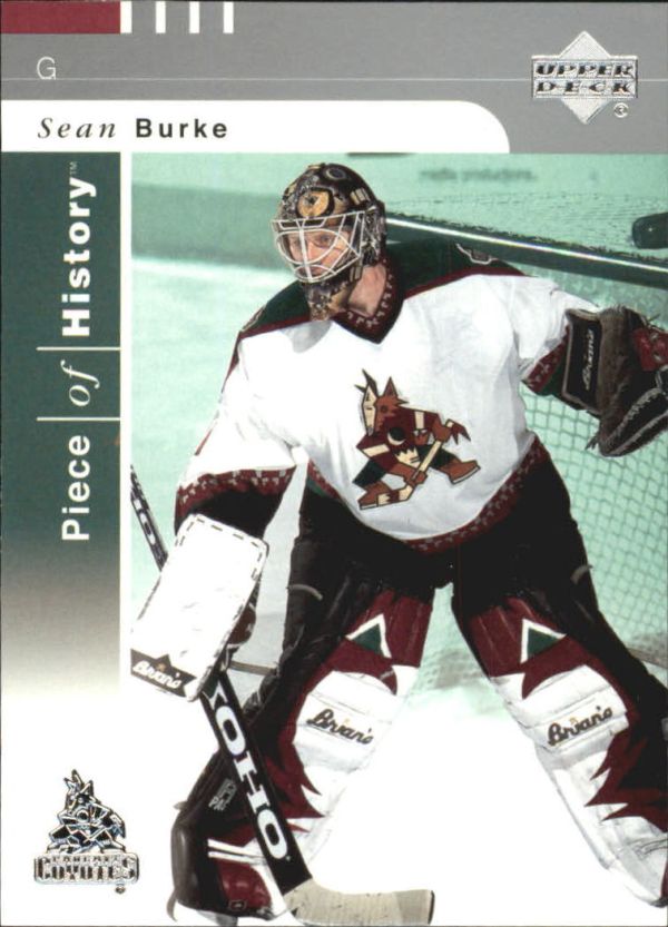 NHL 2002-03 UD Piece of History - No 68 - Sean Burke