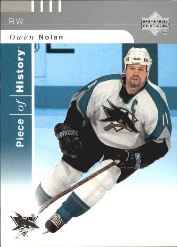 NHL 2002-03 UD Piece of History - No 75 - Owen Nolan