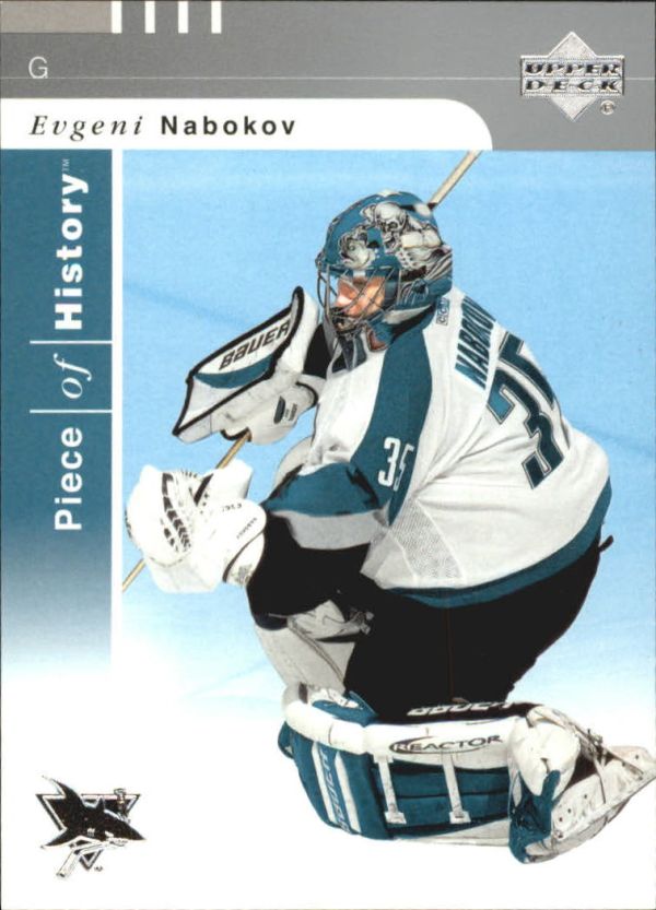 NHL 2002-03 UD Piece of History - No 76 - Evgeni Nabokov