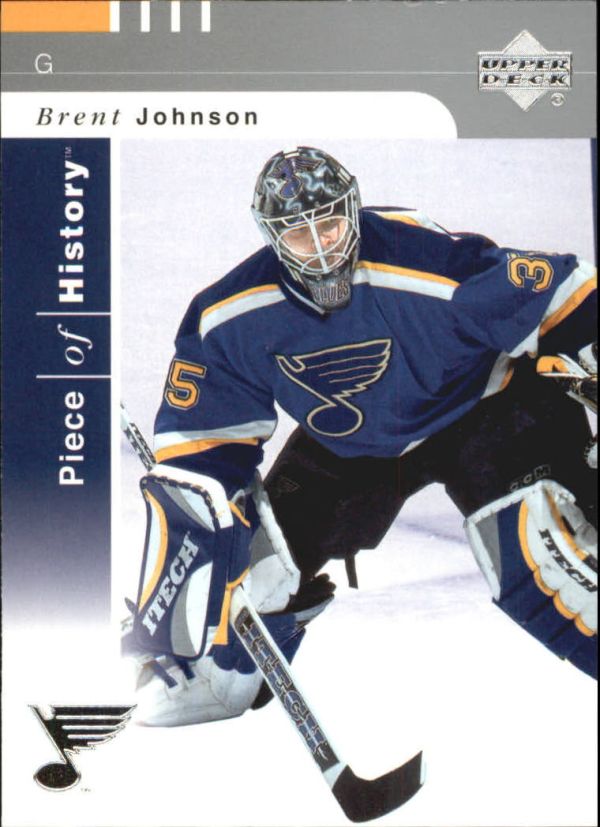 NHL 2002-03 UD Piece of History - No 79 - Brent Johnson