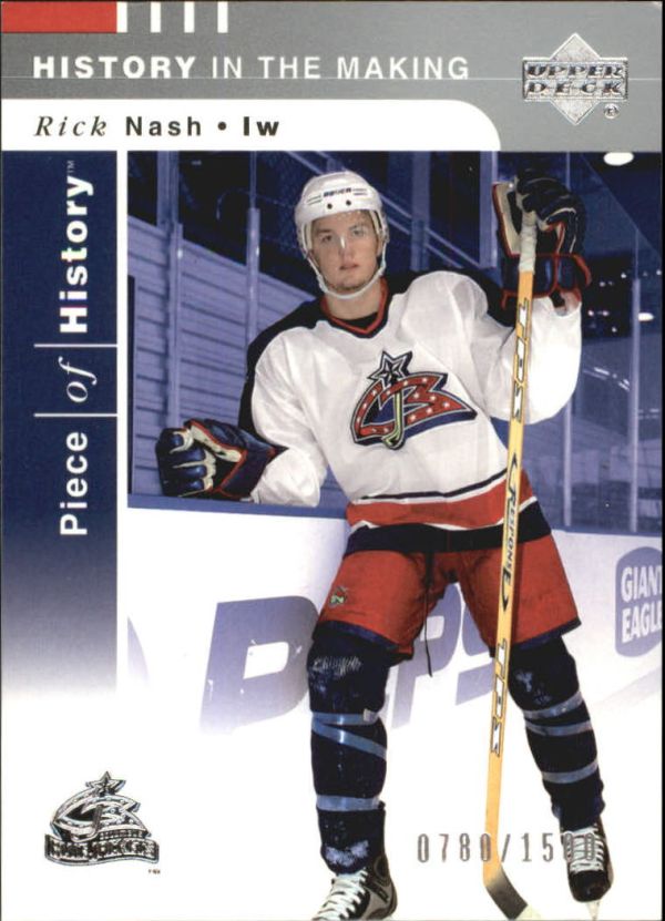 NHL 2002-03 UD Piece of History - No 127 - Rick Nash