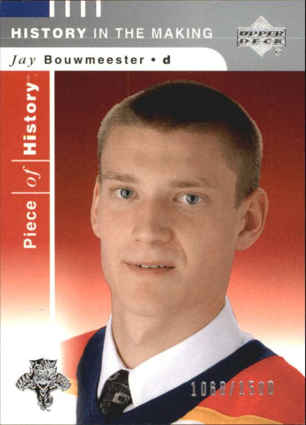 NHL 2002-03 UD Piece of History - No 132 - Jay Bouwmeester