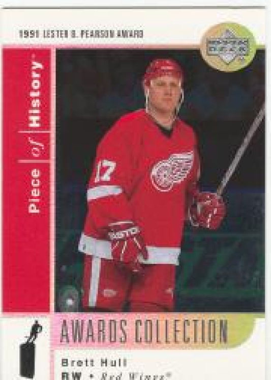 NHL 2002-03 UD Piece of History Awards Collection - No AC11 - Brett Hull