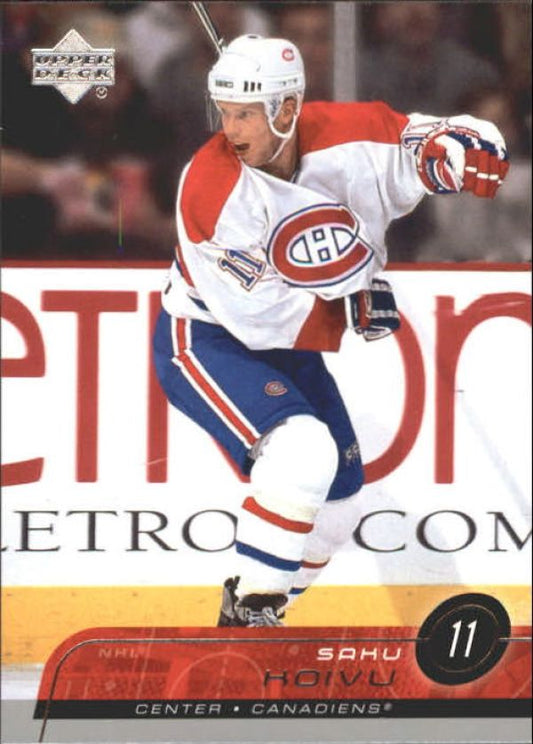 NHL 2002-03 Upper Deck - No 96 - Saku Koivu