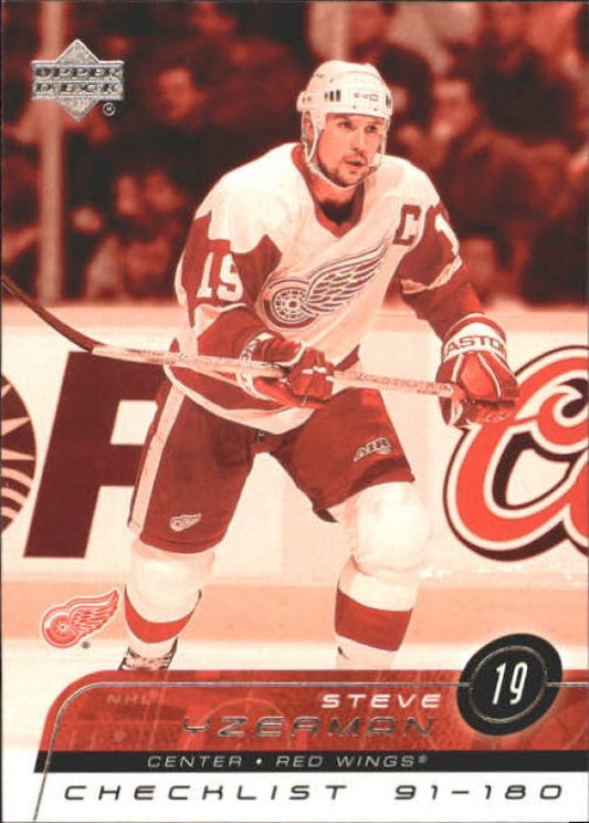 NHL 2002-03 Upper Deck - No 180 - Steve Yzerman