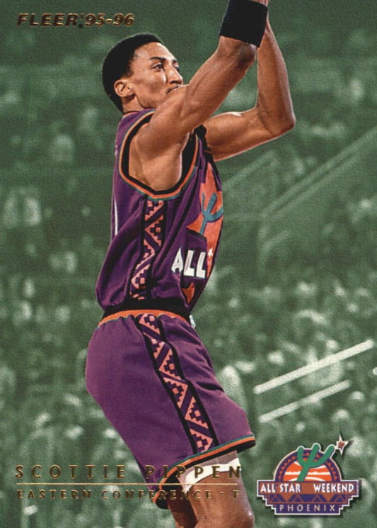 NBA 1995-96 Fleer European - No 226 - Scottie Pippen / Shawn Kemp