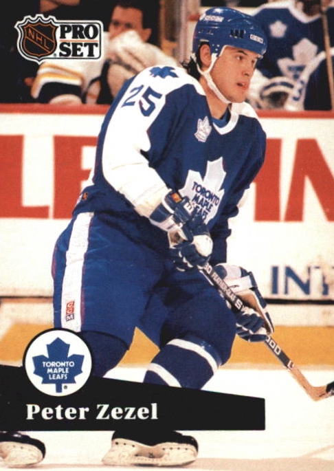 NHL 1991-92 ProSet French - No 227 - Peter Zezel