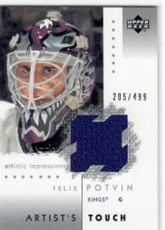 NHL 2002-03 UD Artistic Impressions Artist's Touch - No AT-FP - Felix Potvin