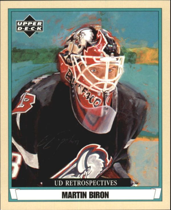 NHL 2002-03 UD Artistic Impressions Retrospectives - No R10 - Martin Biron