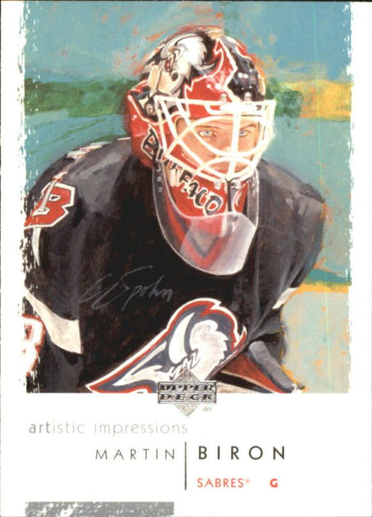 NHL 2002-03 UD Artistic Impressions - No 10 - Martin Biron