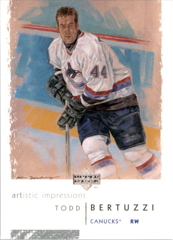 NHL 2002-03 UD Artistic Impressions - No 85 - Todd Bertuzzi