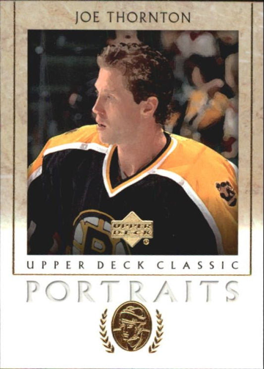 NHL 2002-03 Upper Deck Classic Portraits - No 7 - Joe Thornton