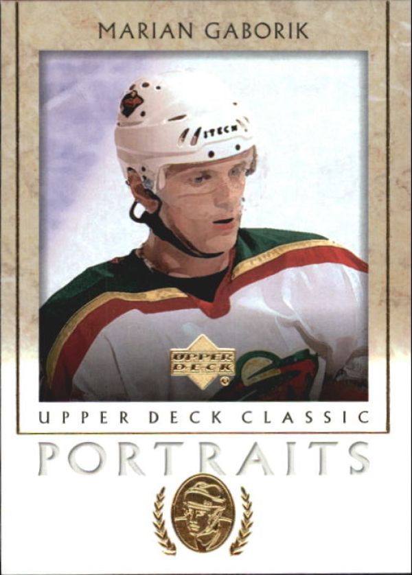 NHL 2002-03 Upper Deck Classic Portraits - No 50 - Marian Gaborik