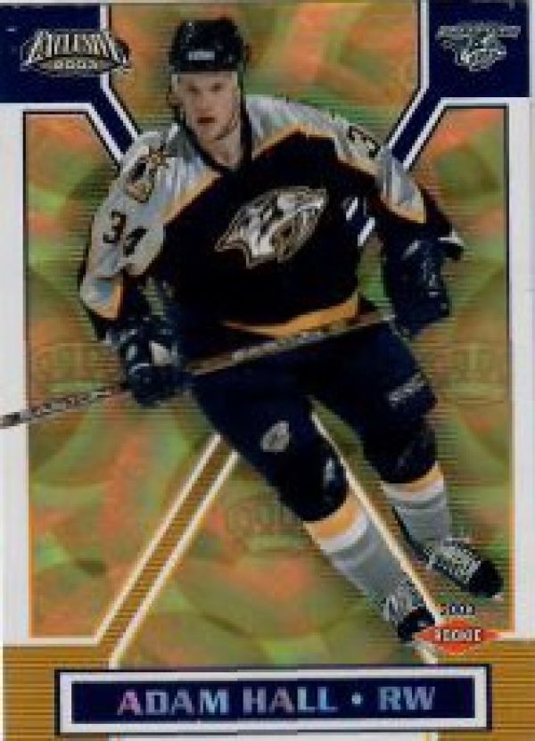 NHL 2002-03 Pacific Exclusive Gold - No. 182 - Adam Hall