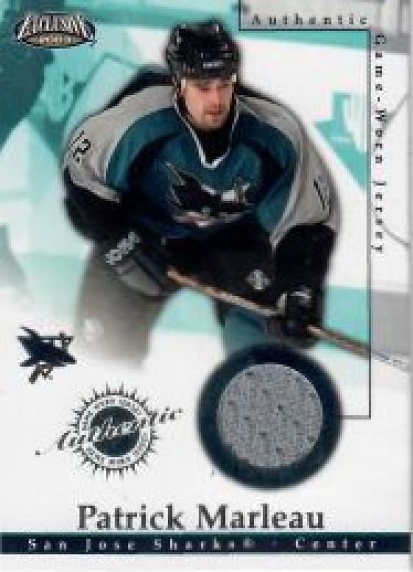 NHL 2002-03 Pacific Exclusive Jerseys - No 22 - Patrick Marleau