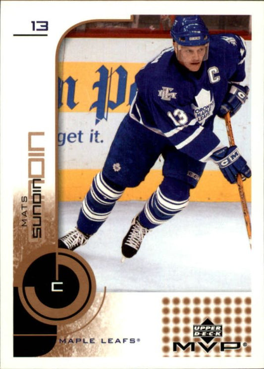 NHL 2002-03 Upper Deck MVP - No 175 - Mats Sundin