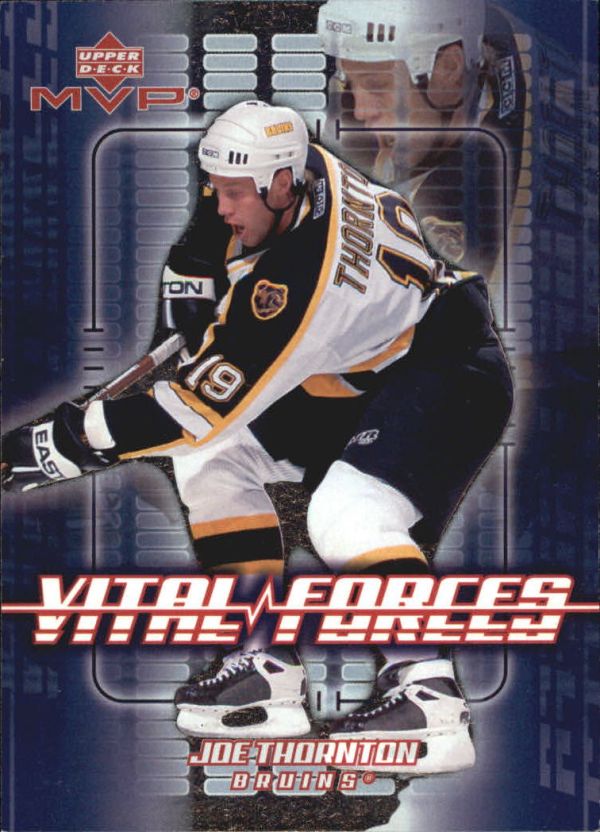 NHL 2002-03 Upper Deck MVP Vital Forces - No VF3 - Joe Thornton