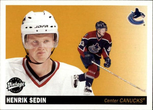 NHL 2002-03 Upper Deck Vintage - No 247 - Henrik Sedin