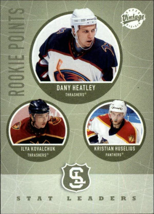 NHL 2002-03 Upper Deck Vintage - No 315 - Dany Heatley / Kristian Huselius / Ilya Kovalchuk