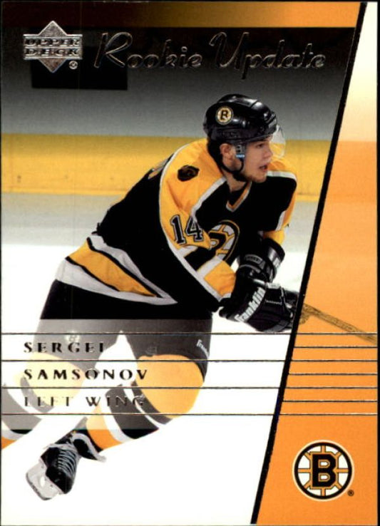 NHL 2002-03 Upper Deck Rookie Update - No 10 - Sergei Samsonov