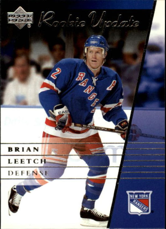 NHL 2002-03 Upper Deck Rookie Update - No 68 - Brian Leetch