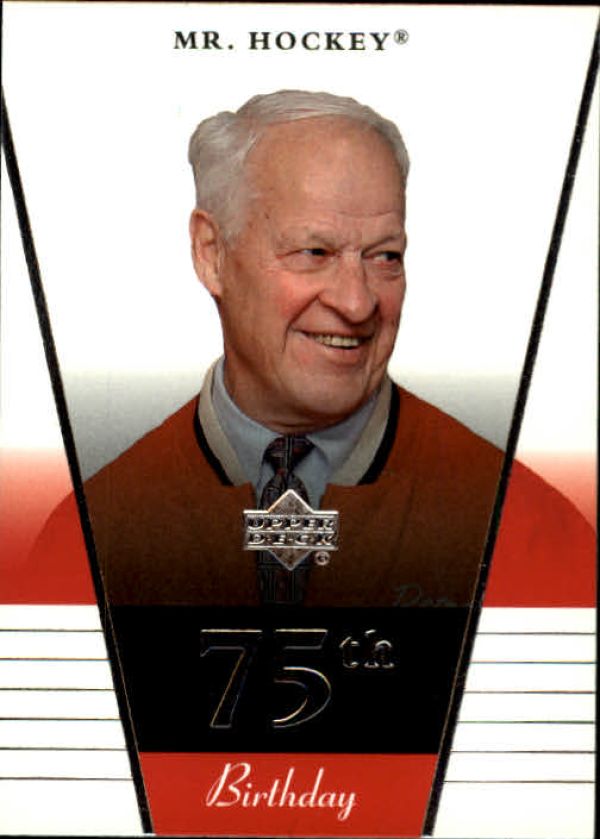 NHL 2002-03 Upper Deck Rookie Update - No 75 - Mr. Hockey Gordie Howe