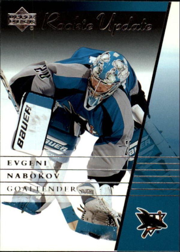 NHL 2002-03 Upper Deck Rookie Update - No 88 - Evgeni Nabokov