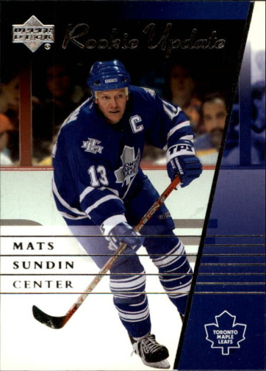 NHL 2002-03 Upper Deck Rookie Update - No 92 - Mats Sundin