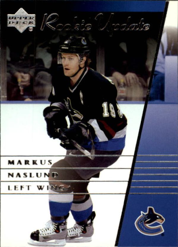 NHL 2002-03 Upper Deck Rookie Update - No 96 - Markus Naslund