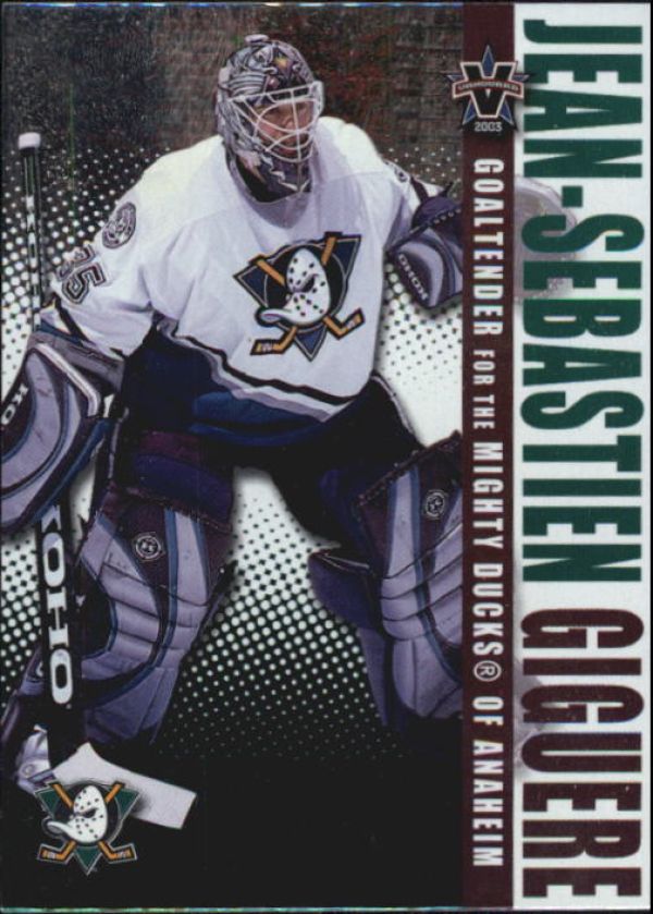 NHL 2002-03 Vanguard - No 1 - Jean-Sebastien Giguere