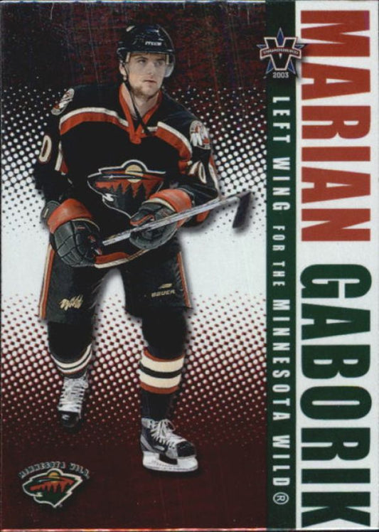 NHL 2002-03 Vanguard - No 52 - Marian Gaborik