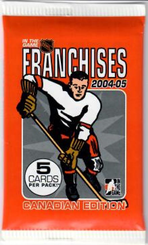 NHL 2004-05 In the Game Franchises Canadian Edition - Päckchen