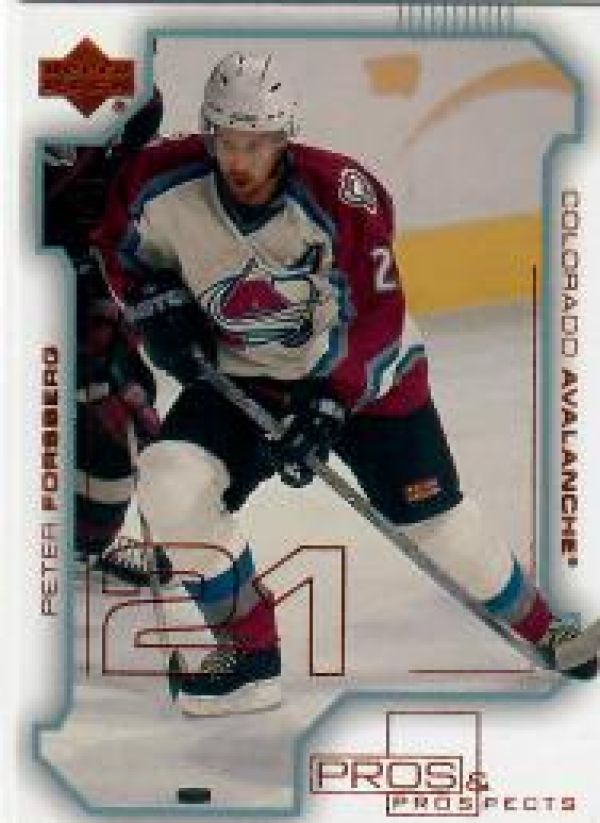 NHL 2000-01 Upper Deck Pros & Prospects - No 24 - Peter Forsberg