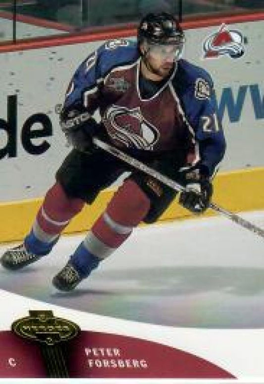 NHL 2000-01 Upper Deck Heroes - No 31 - Peter Forsberg