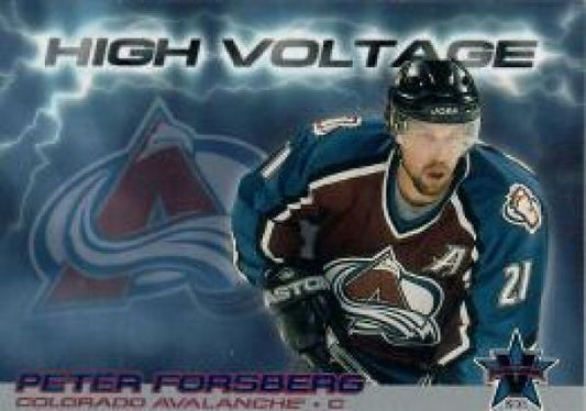 NHL 2000-01 Vanguard High Voltage - No 7 - Peter Forsberg
