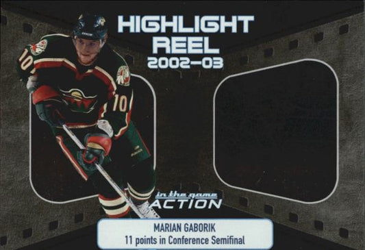 NHL 2003-04 ITG Action Highlight Reel - No HR-12 - Marian Gaborik