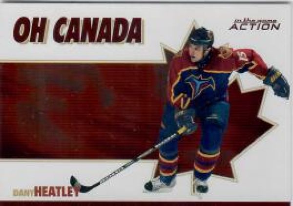 NHL 2003-04 ITG Action Oh Canada - No OC-10 - Dany Heatley